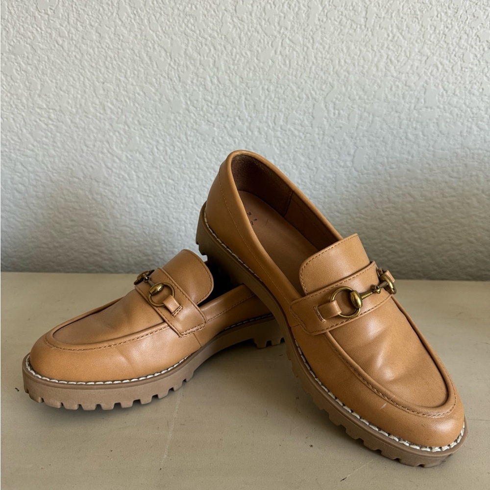 a new day Danica Platform Loafers - Size 6 - Tan